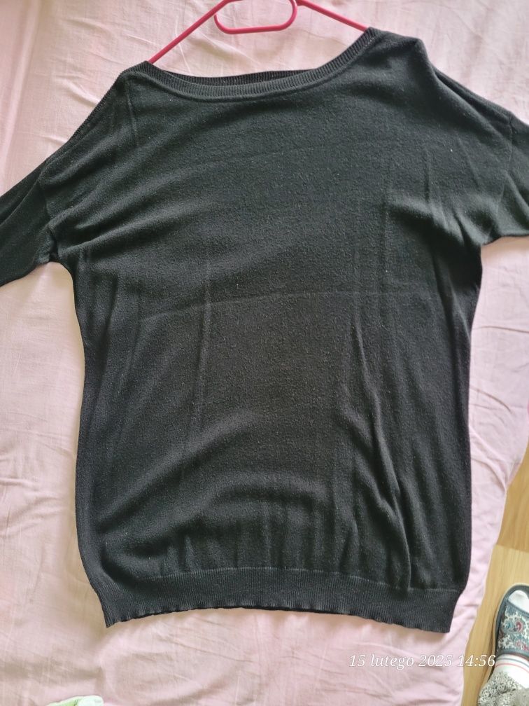 Czarny sweter  c & a
