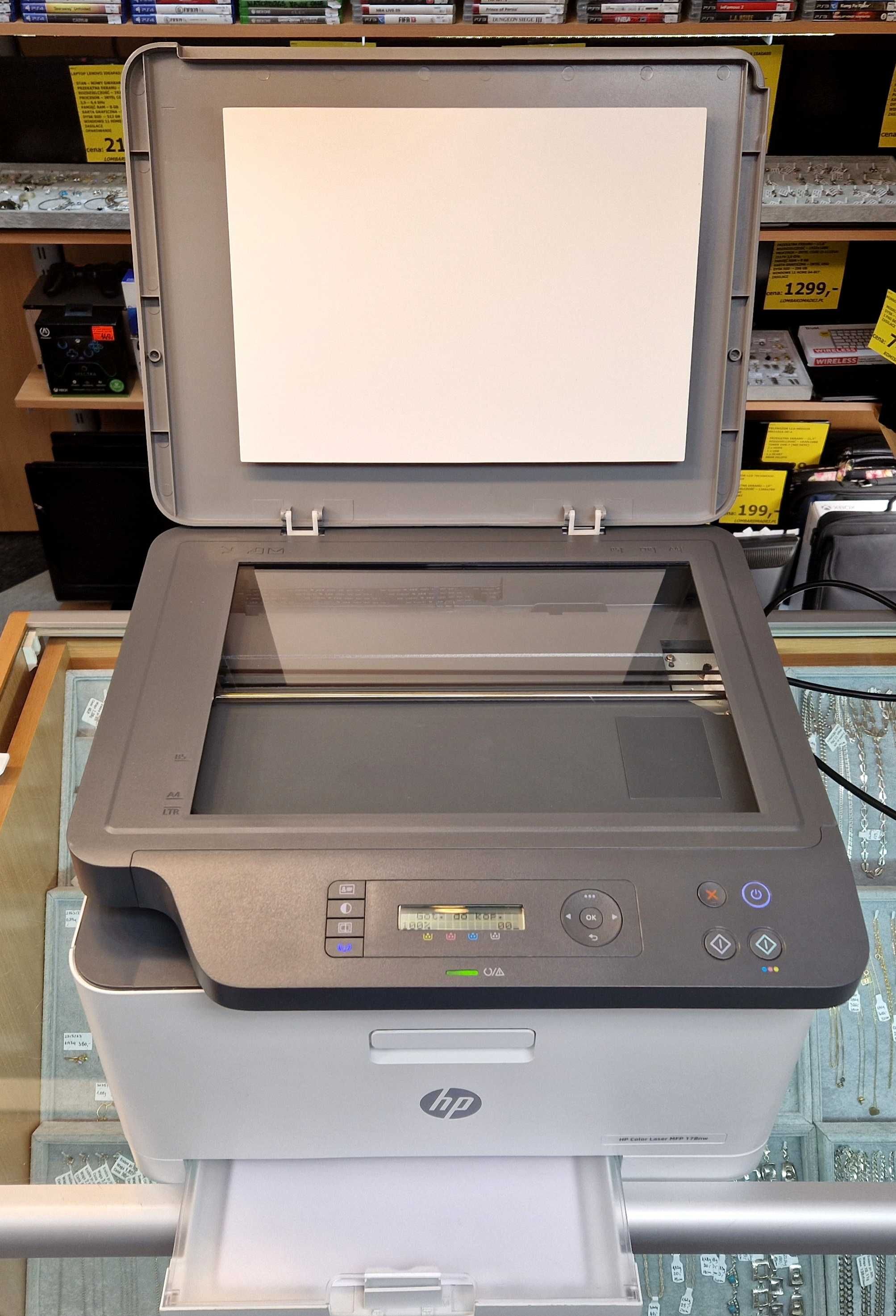 Urządzenie wielofunk. HP COLOR LASER MFP 178 NW, Komis Jasło Czackiego