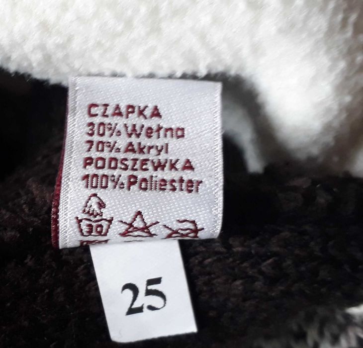Czapka damska, polar, wełna, akryl