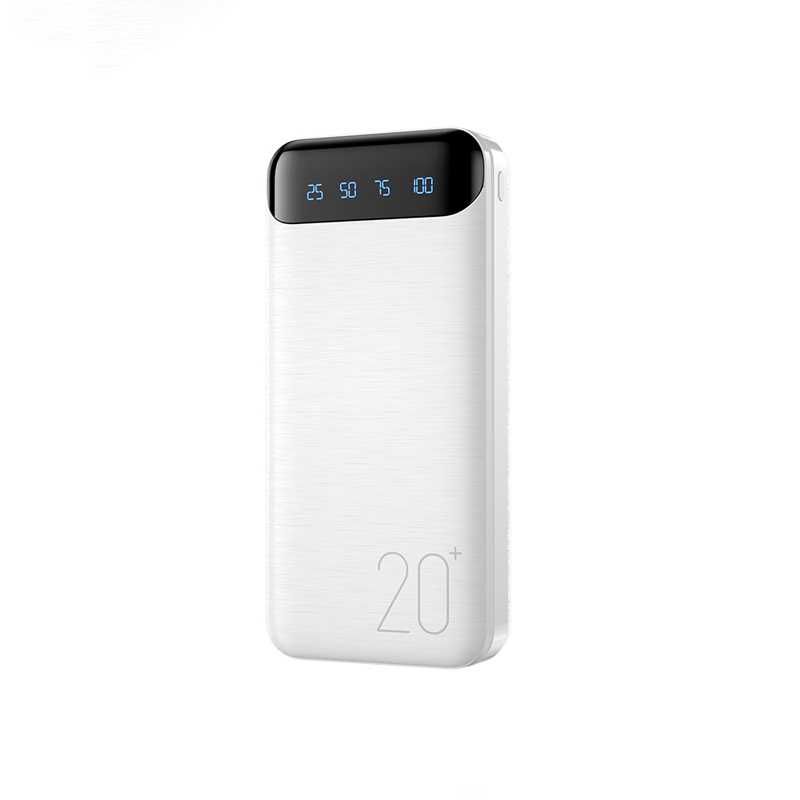 Power bank 20000 mAh Super Charging 2xUSB-A LED (Biały) KUP Z OLX!