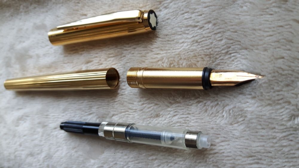 Conj MontBlanc Noblesse Ouro - Caneta e Esferográfica