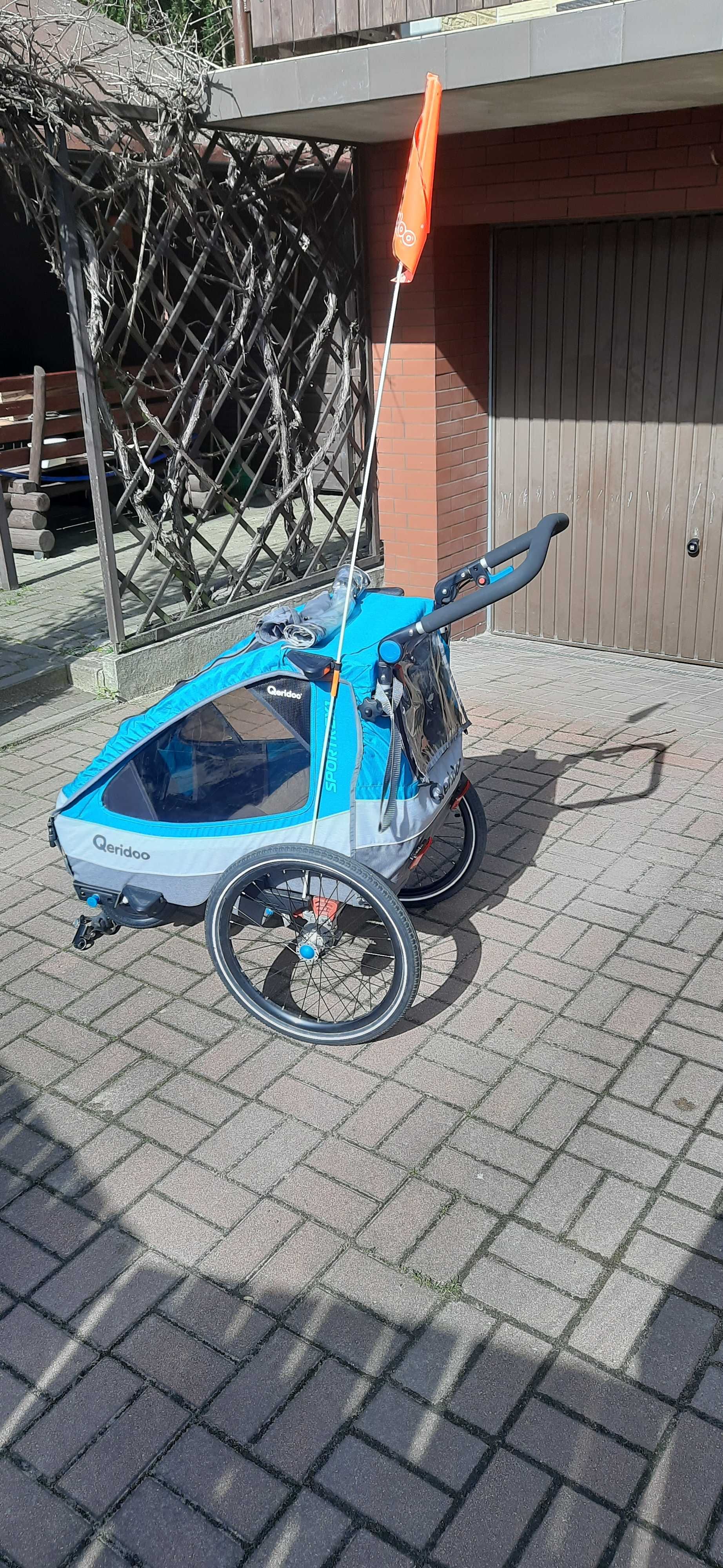 Queridoo Sportrex 1, przyczepka rowerowa, wózek dziecięcy