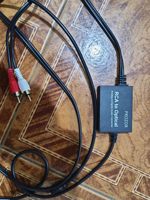 Conversor de áudio RCA to optical.