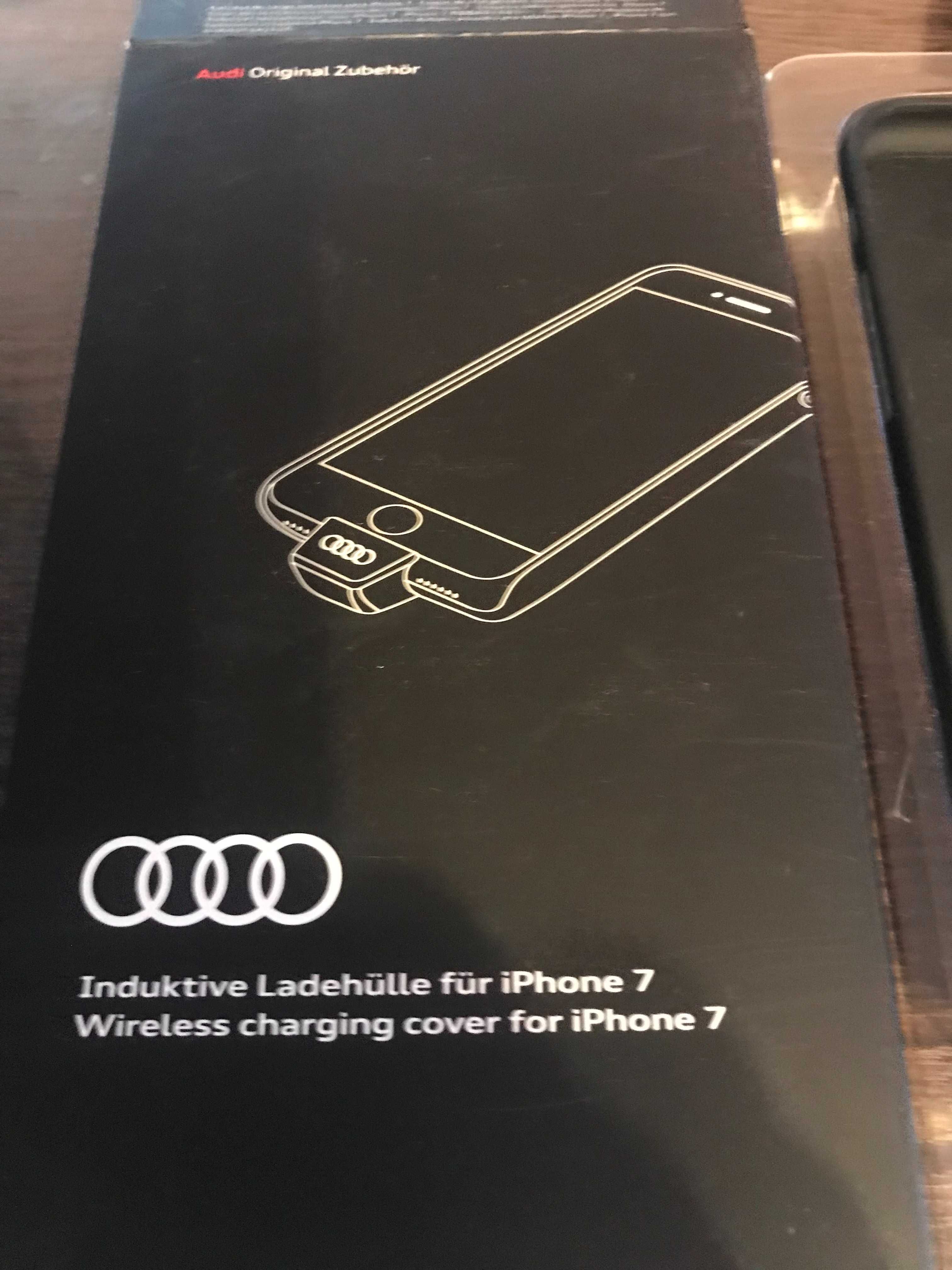 iPhone 7 case Audi wireless charging clip
