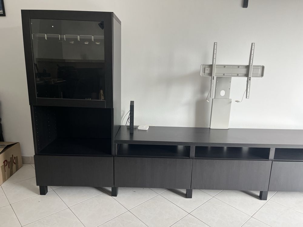 Movel de Sala IKEA Besta c/ Suporte Televisão