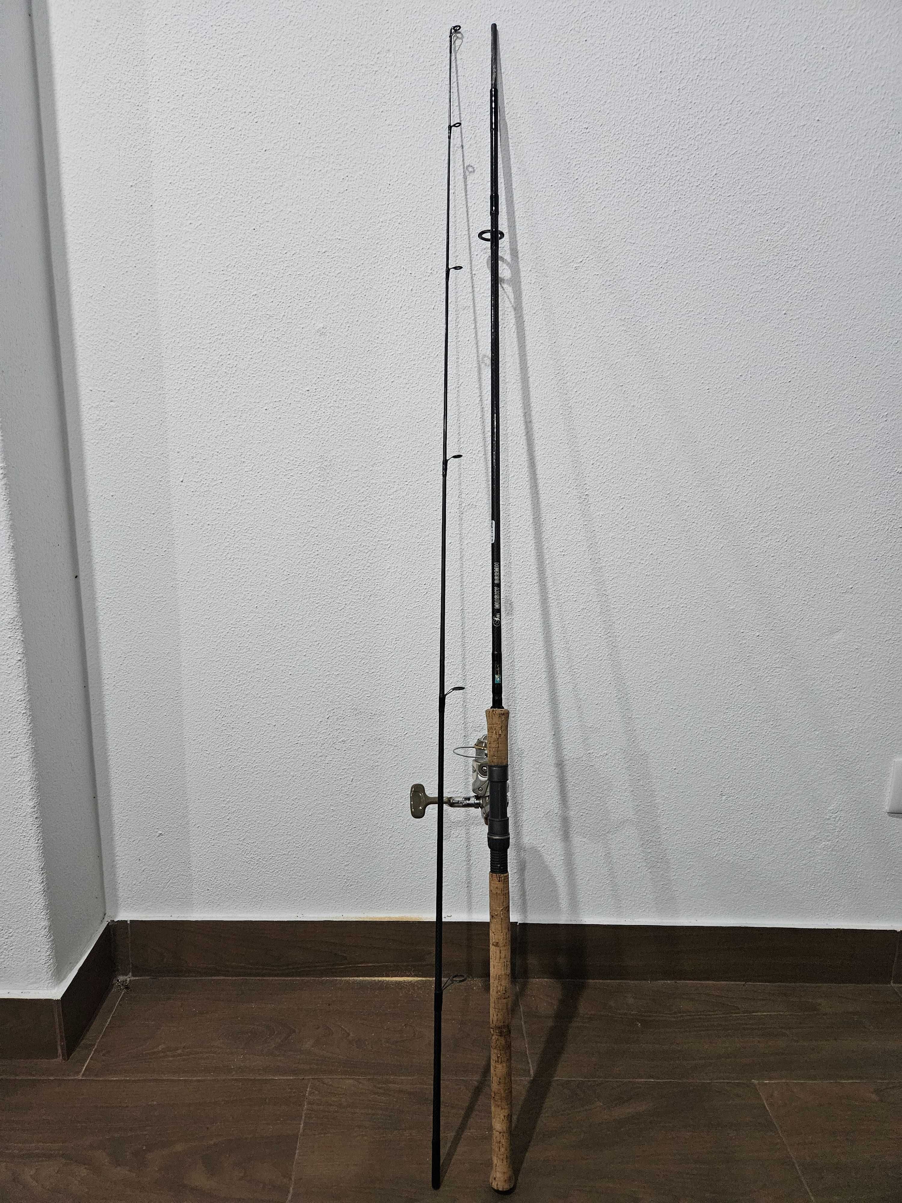 Conjuntos cana/carreto de pesca ao achigã