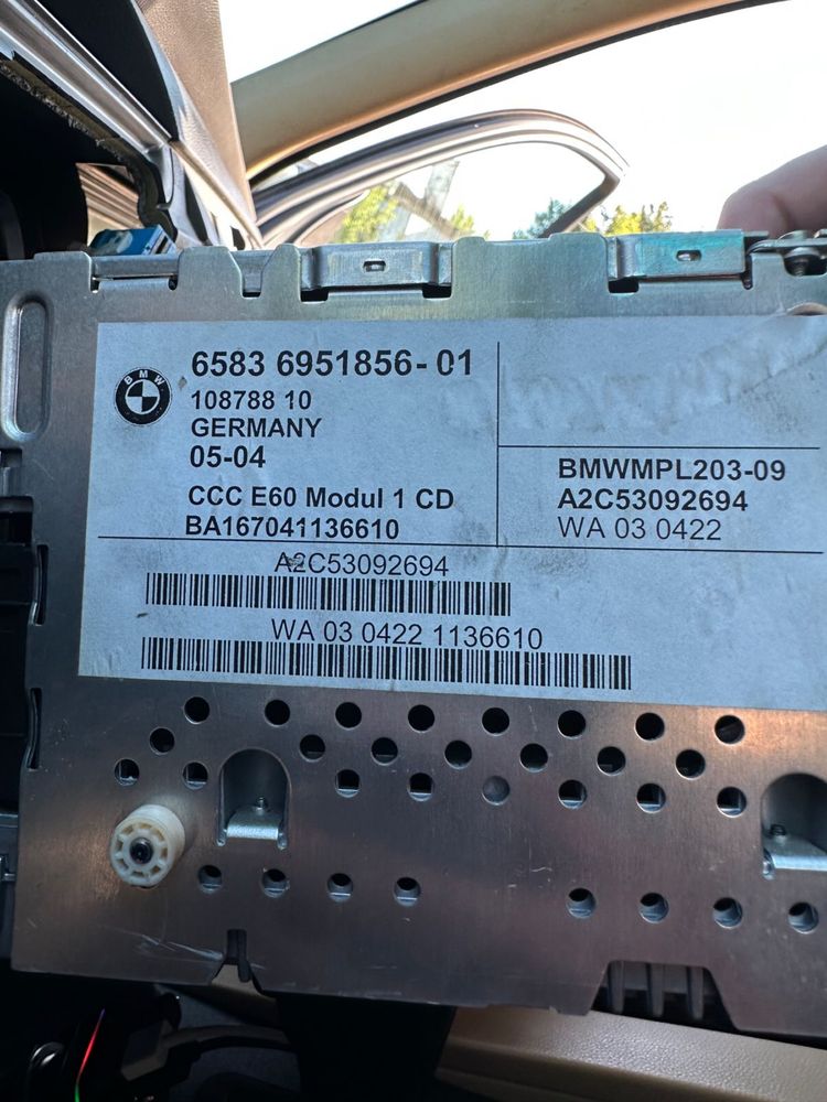 Блок CCC BMW E60 cic блок ссс под ремонт