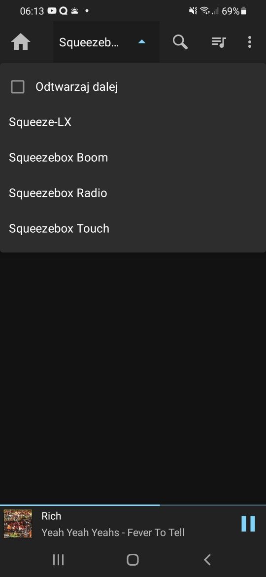 Squeezebox Boom z pilotem
