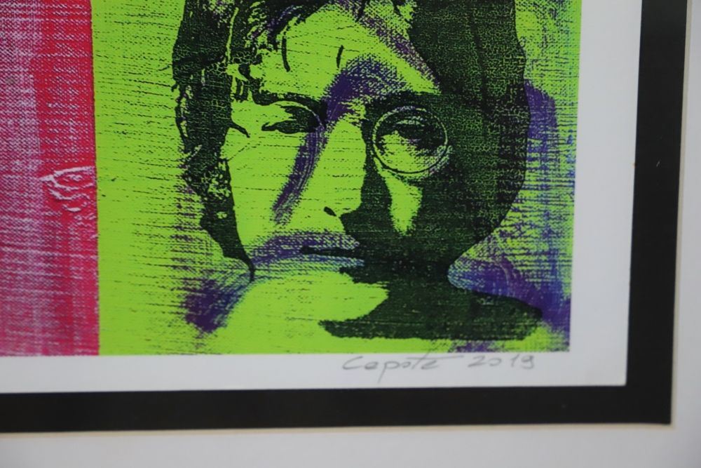 Serigrafia do artista André Capote - John Lennon