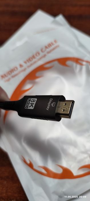 Кабель USB C – HDMI 8K
