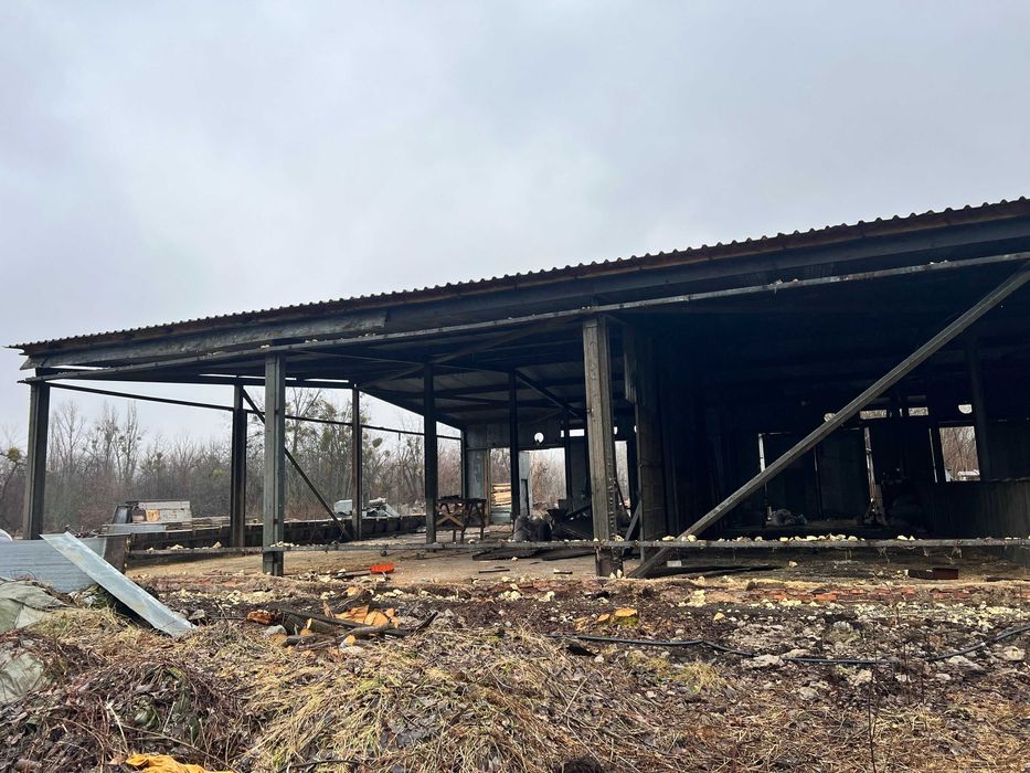Склад ангар б/в  Сто демонтований каркас 24м на24м