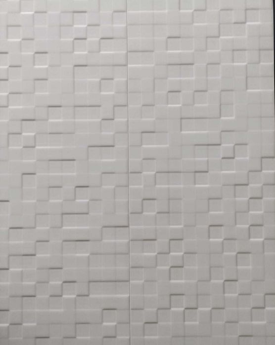 17,55 m2 azulejo 32,5x90 Cube branco mate