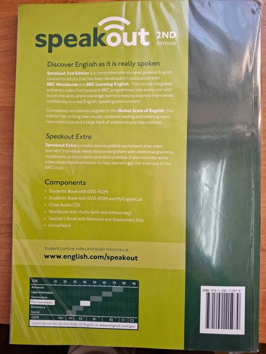 Speakout Pre-Intermediate Student's Book + DVD Antonia Clare