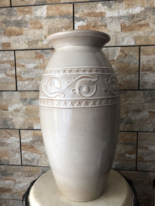 Stary gliniany duzy niemiecki wazon