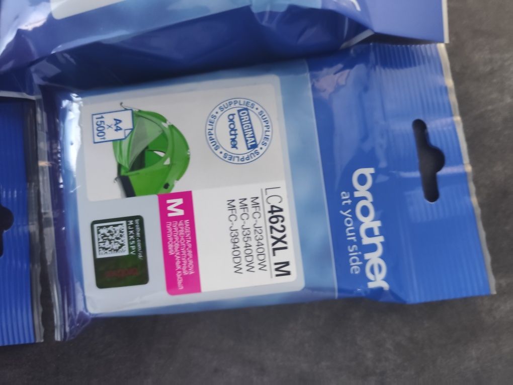 Oryginalne  tusze orygilany tusz Brother Lc462xl BK M C Y Zestaw