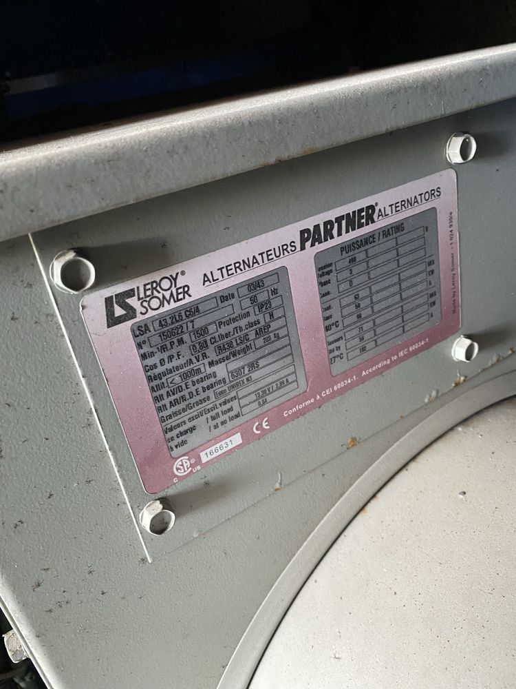 Gerador 60kva perkins
