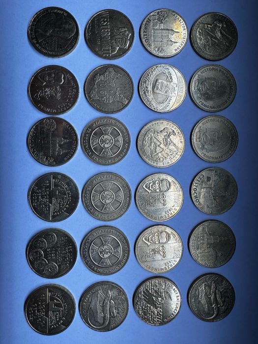 Zbiór monet kolekcjonerskich 2 zł PLN 145 sztuk OKAZJA