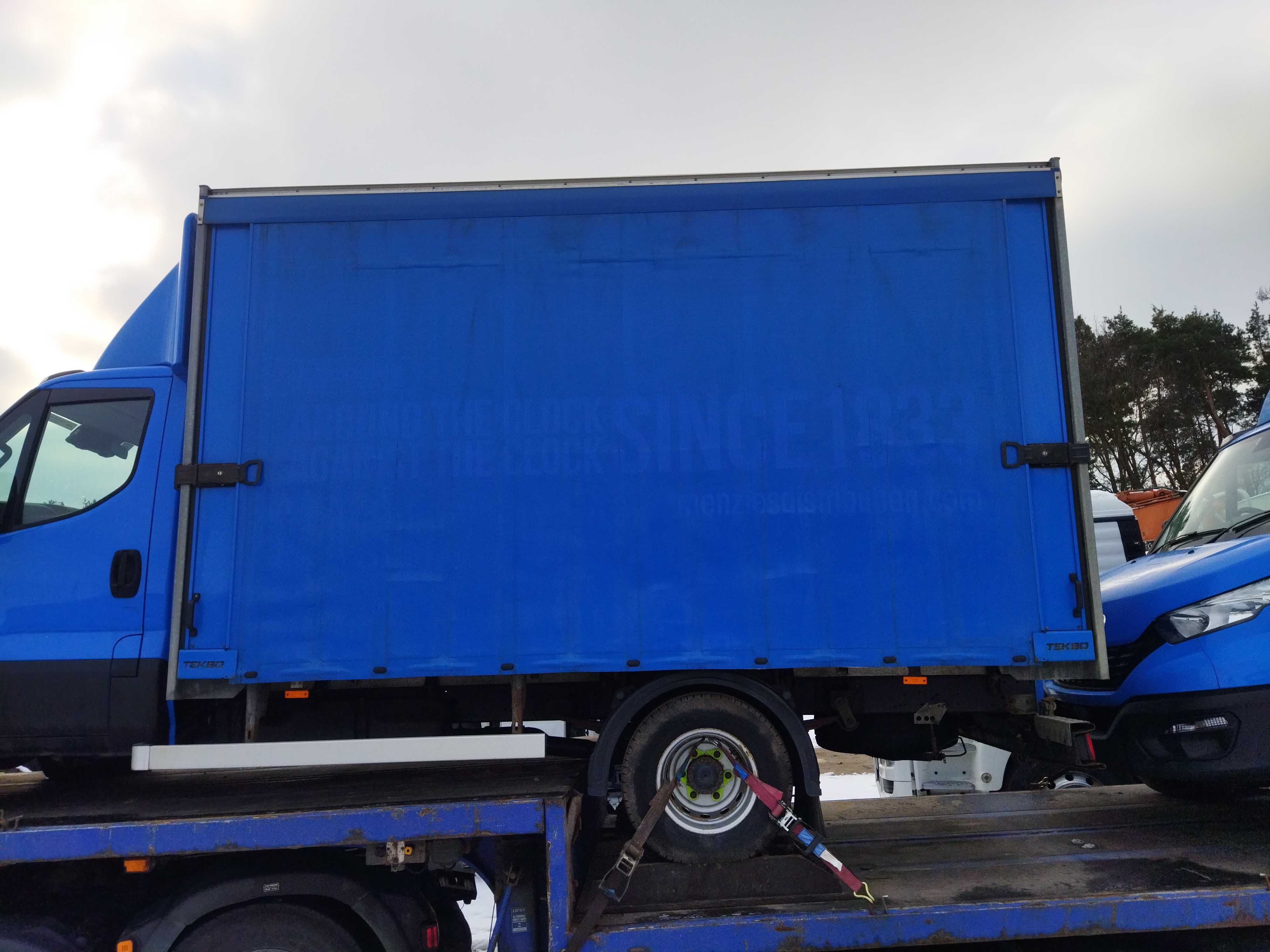 Kontener zabudowa firanka iveco daily 4.10 m