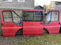 Komplet Drzwi Ford Transit czerwony kompletne T260