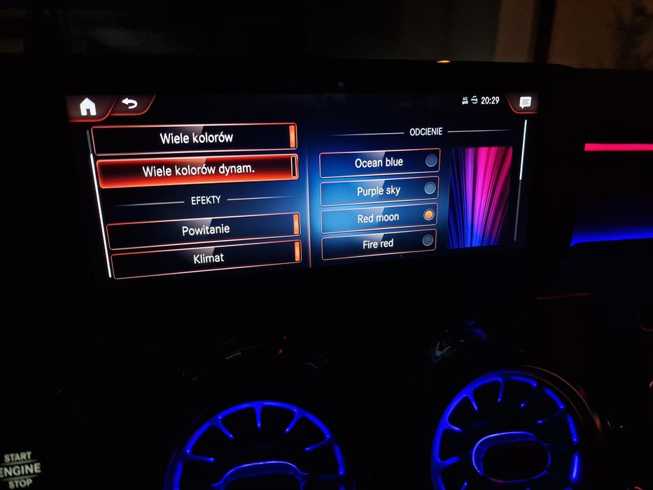 Ambiente Mercedes CLA, C klasa, GLC i inne