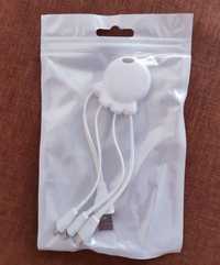 Kabel do ładowania 3w1 USB typu C / Lightning / Micro