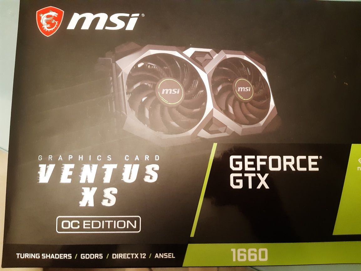 Karta graficzna NVIDIA MSI GEFORCE GTX 1660  6 GB Ventus XS OC