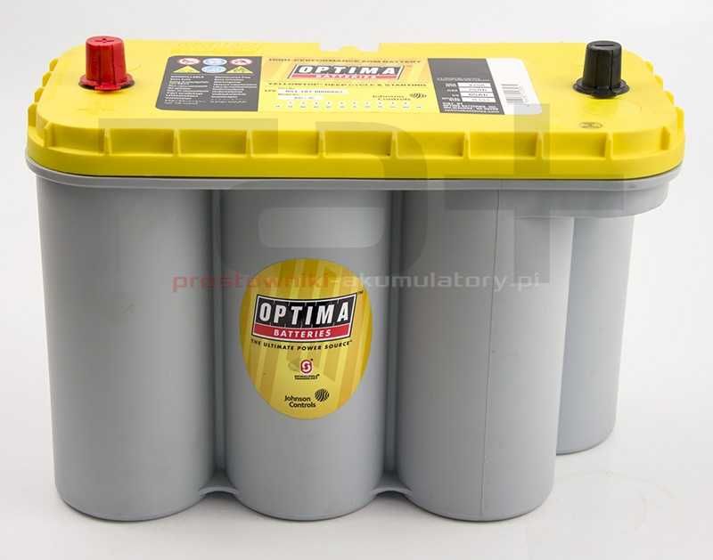 Akumulator Optima 75Ah 975A YELLOW TOP AGM YTS5.5 Południowa 25A