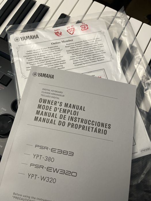 YAMAHA PSR-Е-383 синтезатор НОВИЙ