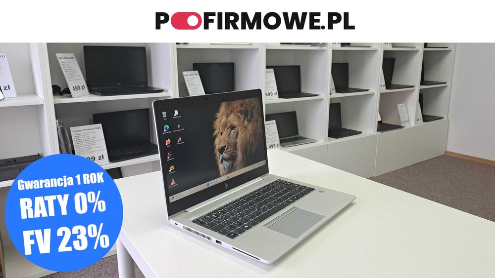 Biznesowy HP EliteBook 840 G6 14" i5-8gen 16GB 256SSD Radeon IPS FHD
