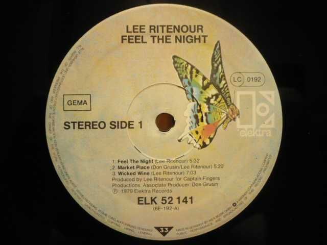 Płyta winylowa Lee Ritenour Feel the night.Zapraszam.