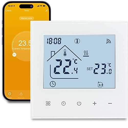 Beok Termostat WiFi do Kotła Gazowego TDR89W-WIFI-WPB