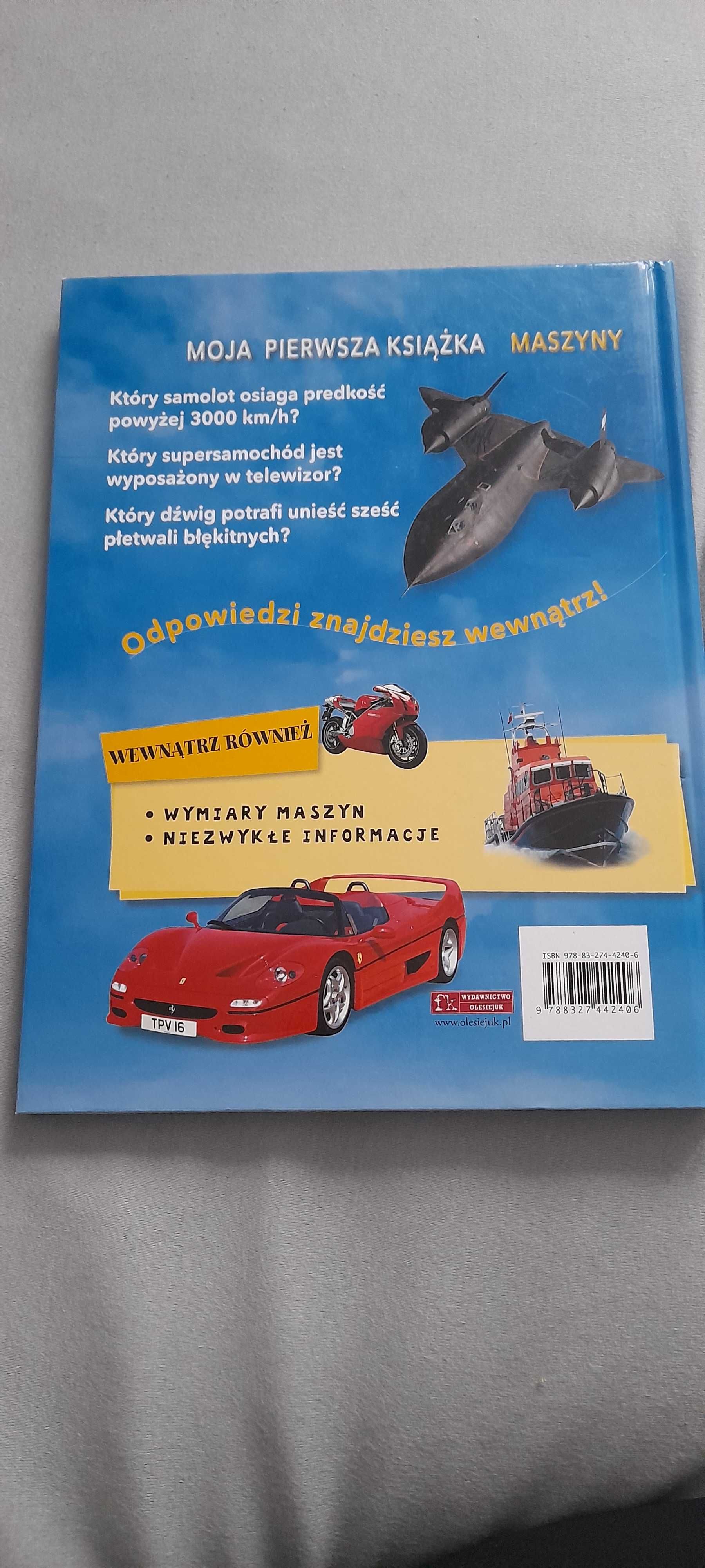 Moja pierwsza ksiazka. MASZYNY.