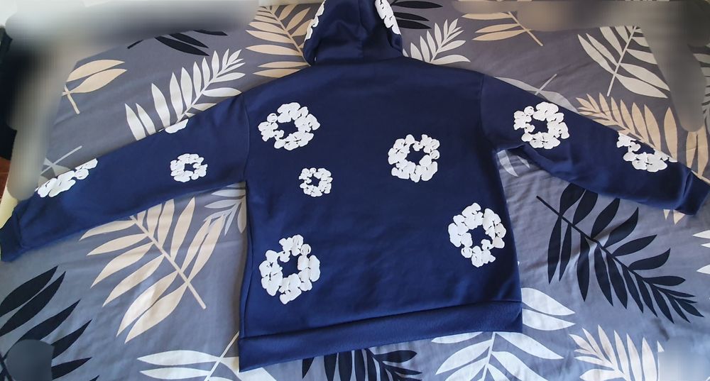 Jaqueta Moletom Denim Tears Hoodie Azul (M) Blue