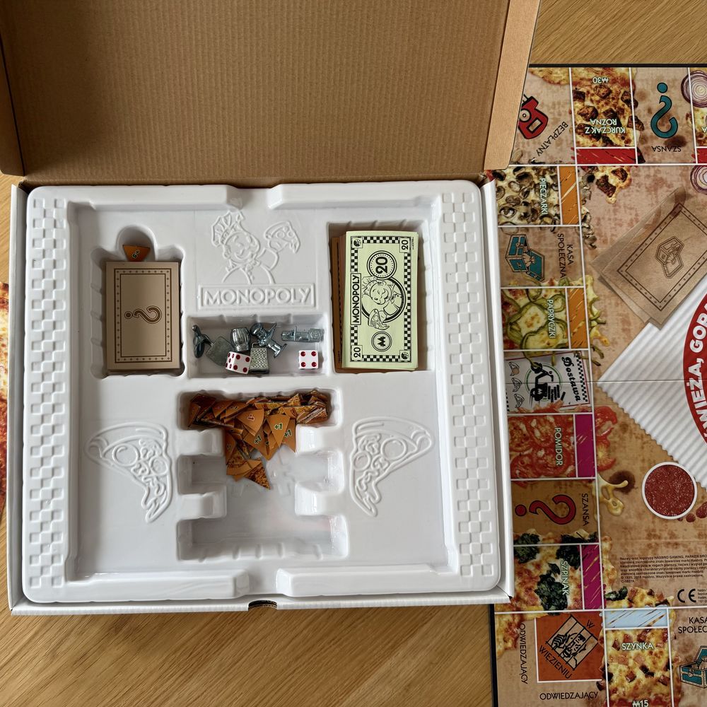Monopoly Pizza planszówka jak nowa
