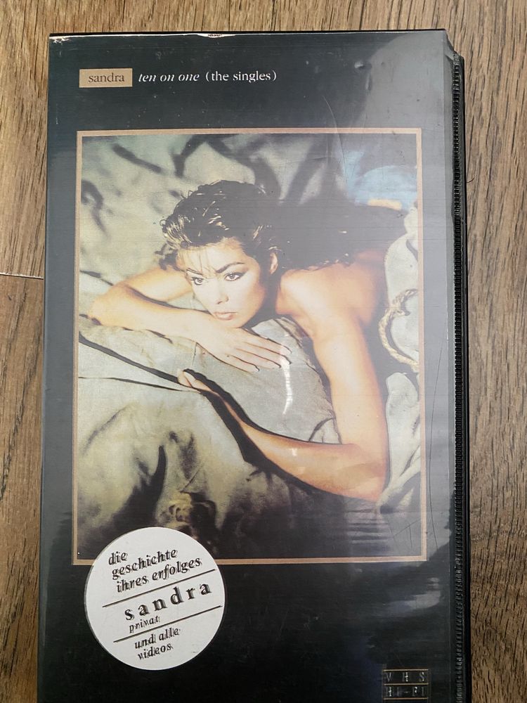Sandra ten on one (the singles) kaseta vhs