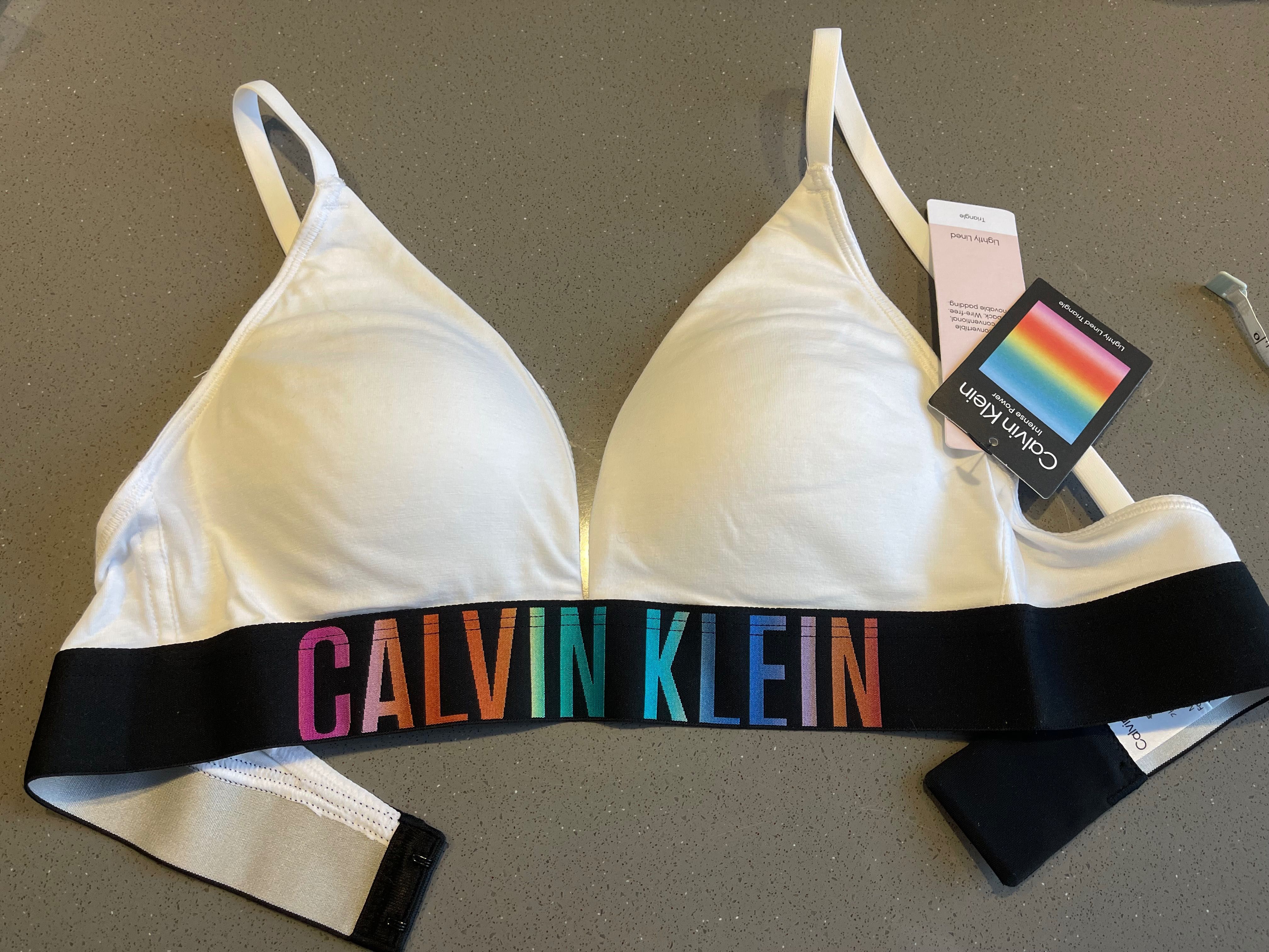 Calvin Klein original. Бра с чашечками хлопок р М