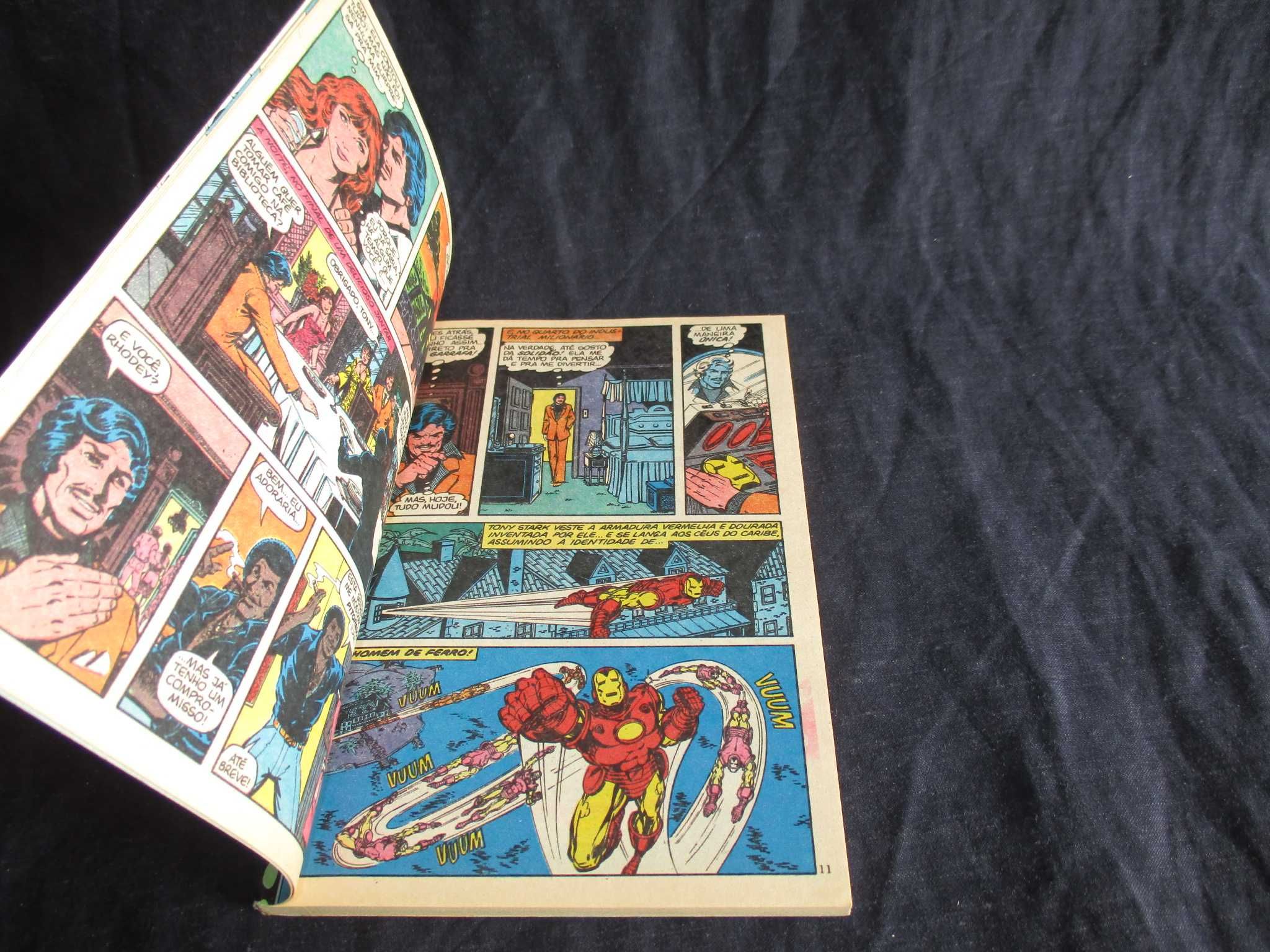 Livro BD Homem de Ferro Edição Encadernada da Mini-Série 1989