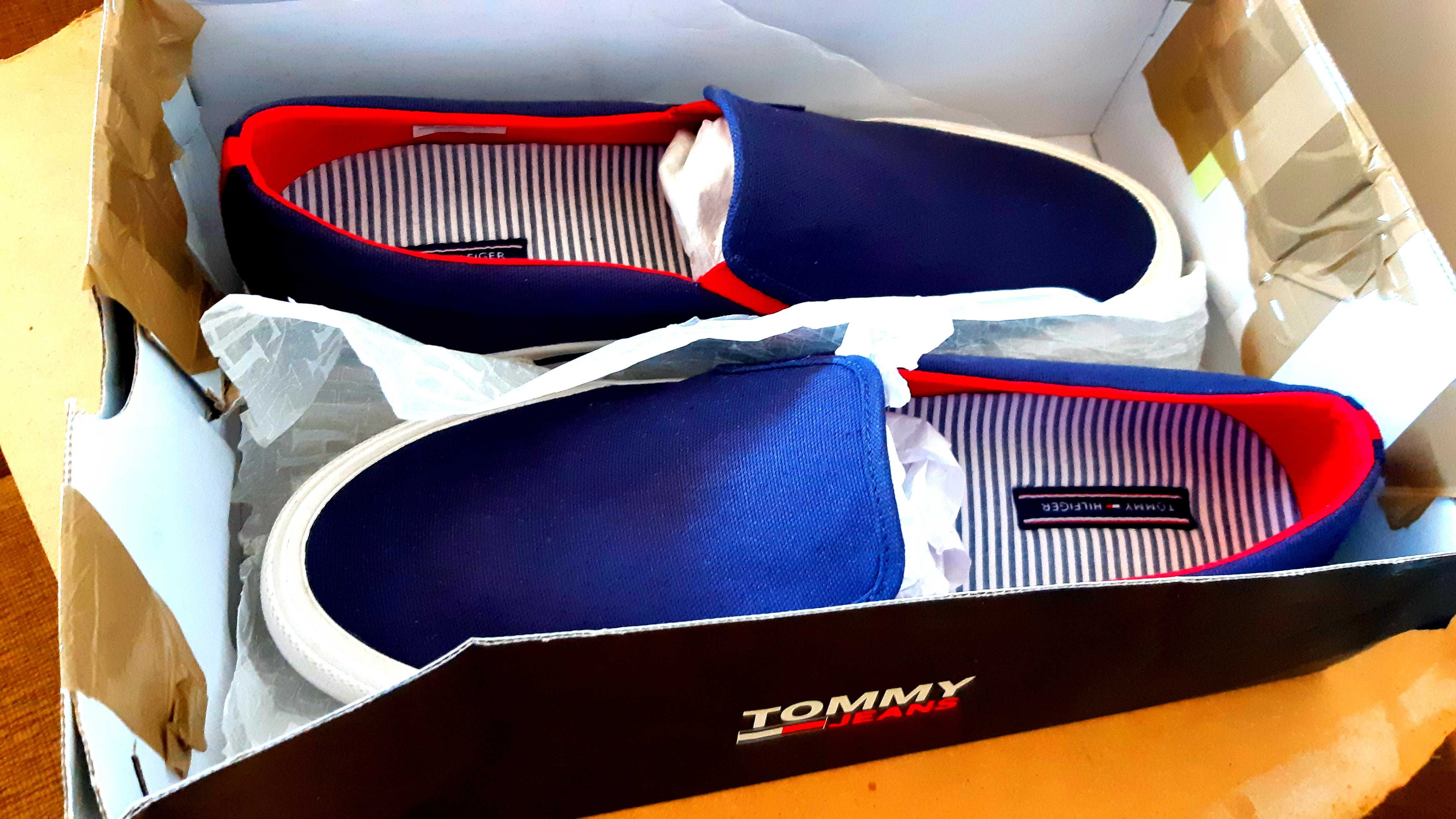 Tommy Hilfiger Heritage Slip On snekers mokasyny żeglarskie