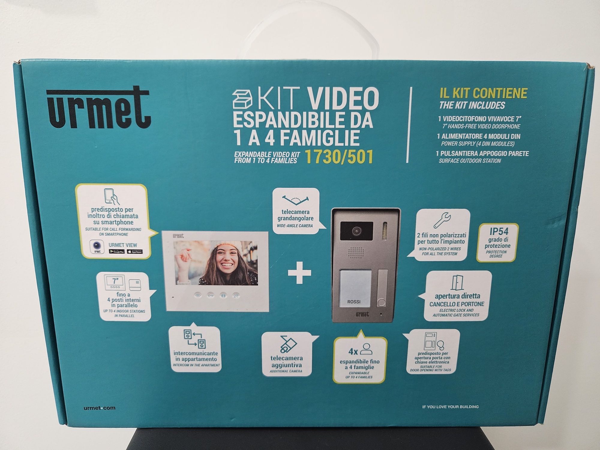 Kit videoporteiro Urmet