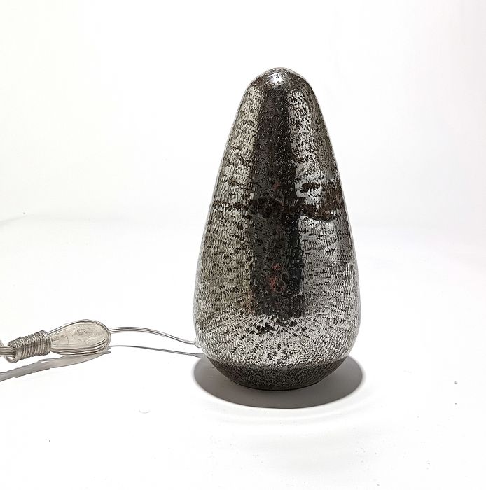 Candeeiro Volcano Prata | Vidro da Marinha Grande!