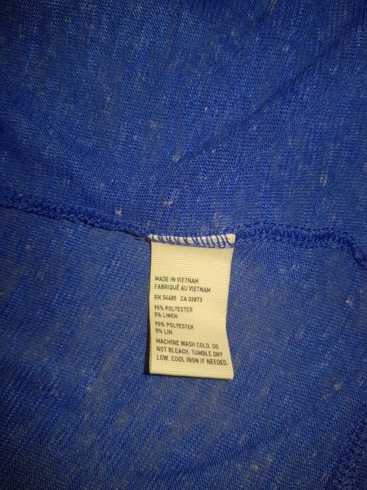 Cienki sweter kardigan niebieski/ wdzianko z dzianiny, rozm. M