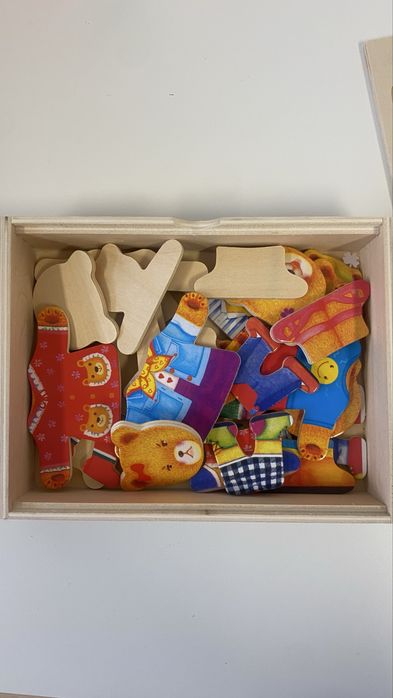 Smily Play układanka drewniana 2 misie