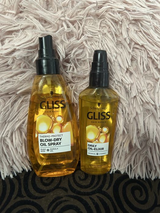 Olejek i spray termoochronny do włosów