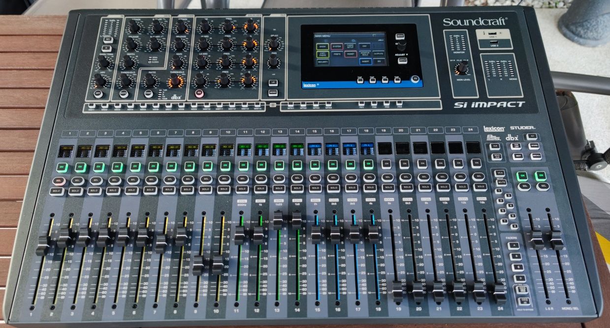 Soundcraft Si Impact + Mini Stagebox 32i + skrętka (mikser cyfrowy)