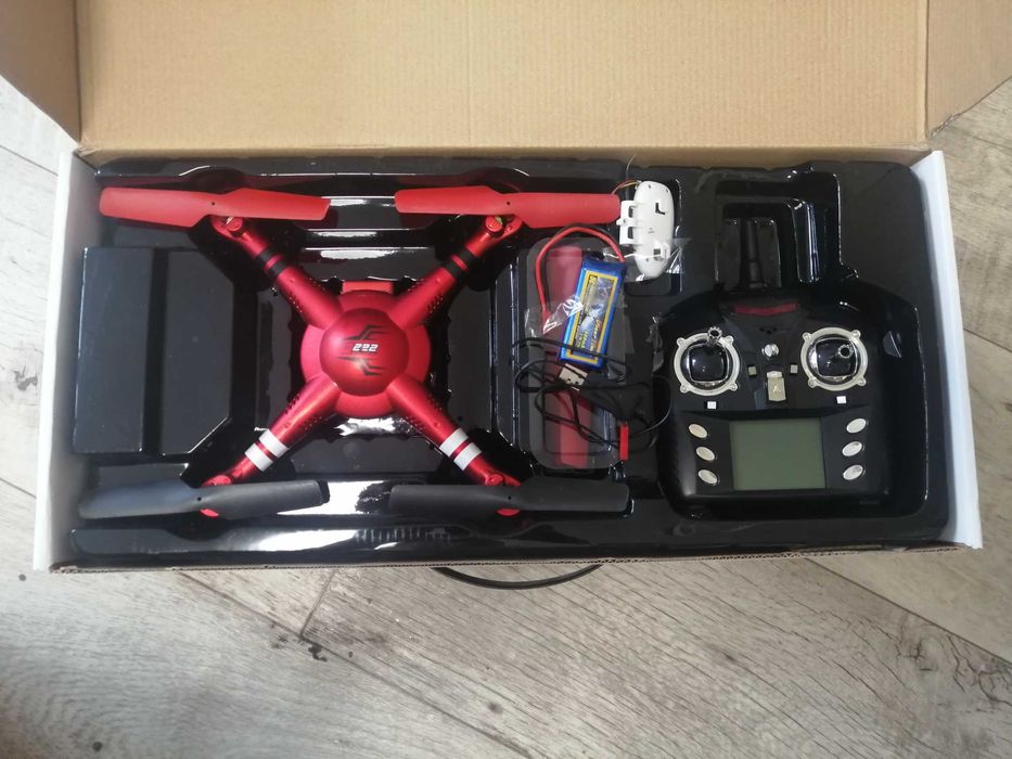 Дрон камера WL TOYS Q222K Red