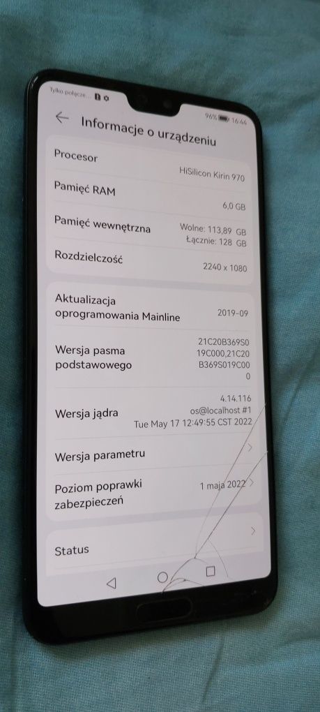 Huawei P20 Pro CLT-L29  6GB/128GB  DUALSIM