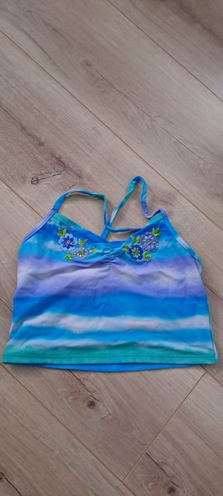 Top kąpielowy dla dziewczynki 6-8 lat