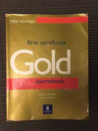 Gold First Certificate coursebook podręcznik język angielski