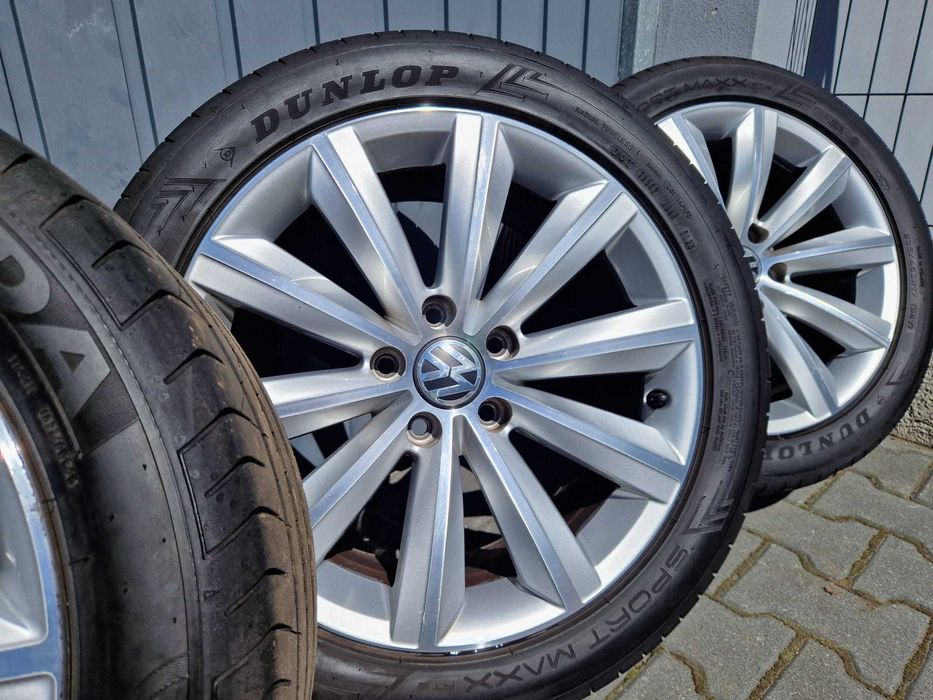 Felgi koła aluminiowe lato 235/45 R17 ET47  VW Passat Golf 5X112