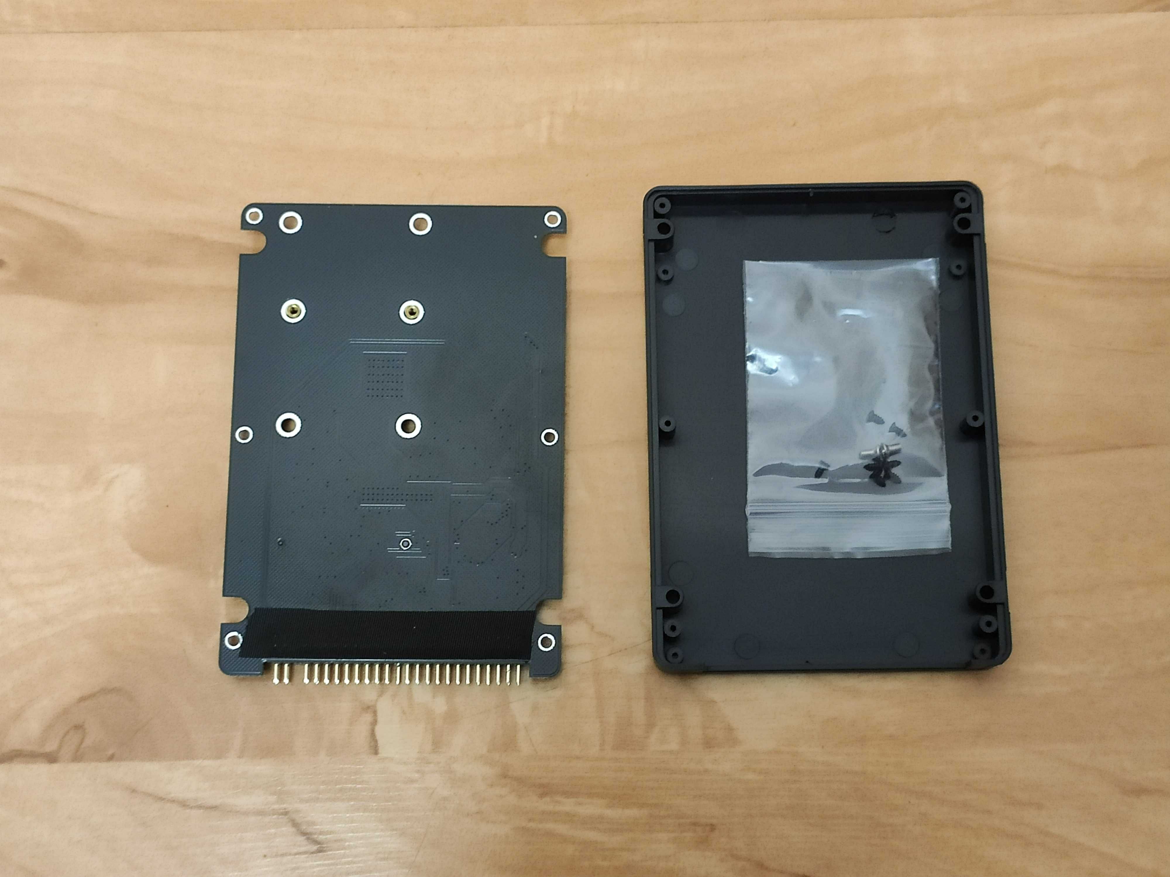Адаптер для SSD диска mSATA и M.2 SATA на IDE 44-pin и 40-pin ZIF (CE)